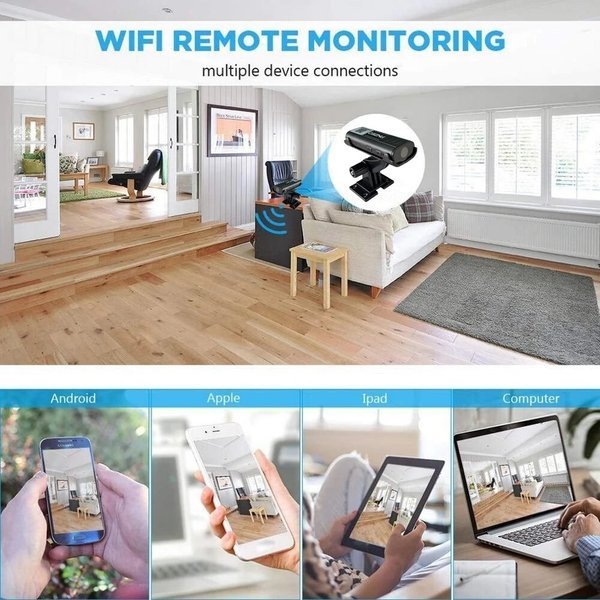 Wi-Fi megfigyelő kamera azonnali értesítéssel