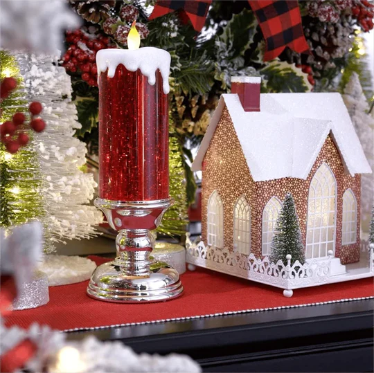 Velas LED de Navidad - Luces festivas y seguras