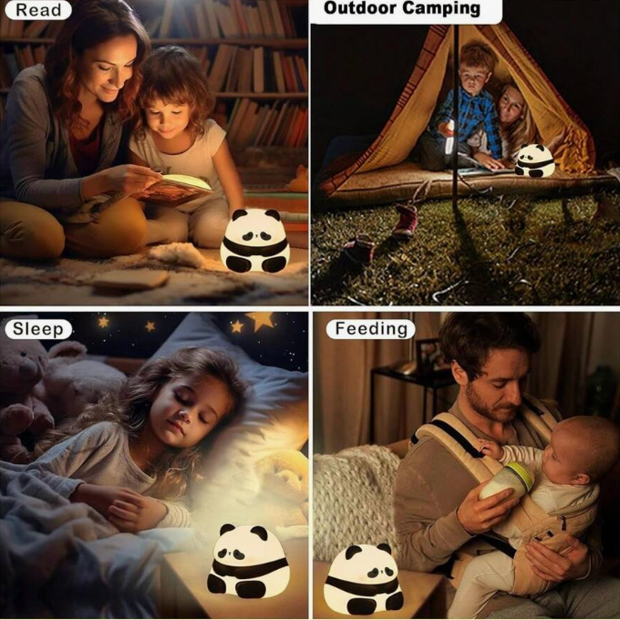 Panda Nachtlampje: Zachtheid en Veiligheid voor Kinderen