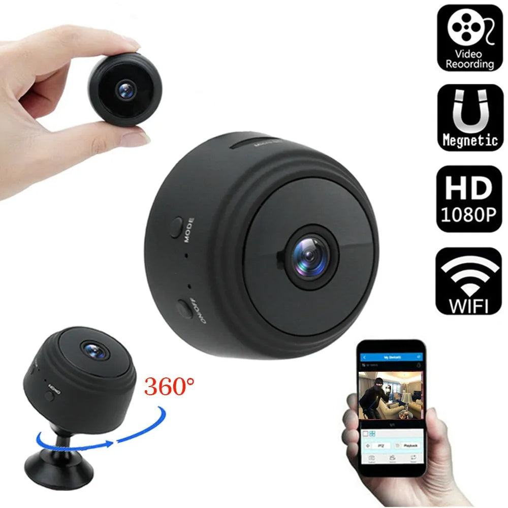 Mini-WiFi-Kamera mit Magnet: Diskrete und effektive Sicherheit