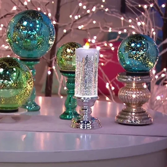Velas LED de Navidad - Luces festivas y seguras