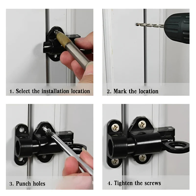 Secure your doors effortlessly with this automatic lock