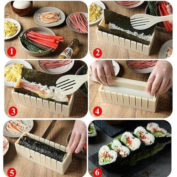 Kit de fabricação de sushi: Prepare seus sushis facilmente em casa 