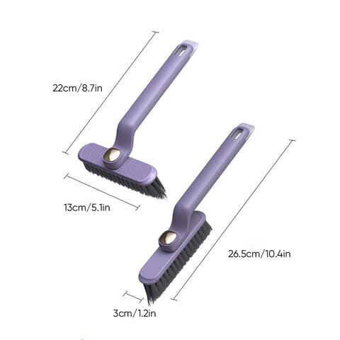 Escova rotativa multifuncional: Limpeza fácil de cantos e fissuras 