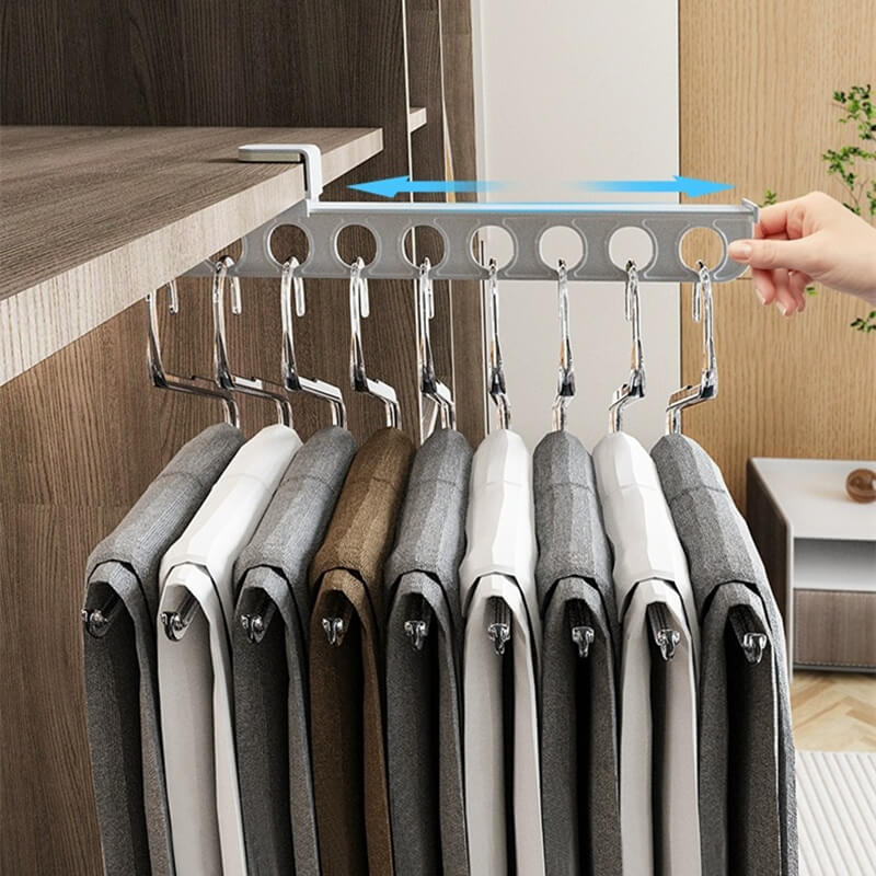 Estendal retrátil deslizante para roupa