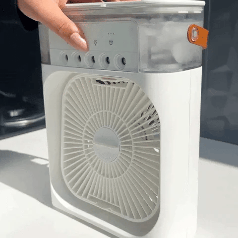 The FreezeFan™: Die tragbare Klimaanlage